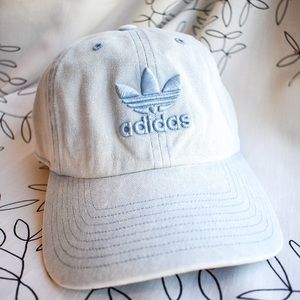 Adidas Retro Women’s Washed Blue Embroidered Hat